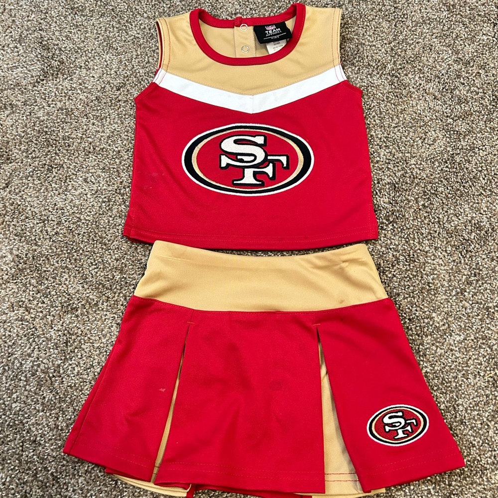 49ers cheerleader outfit